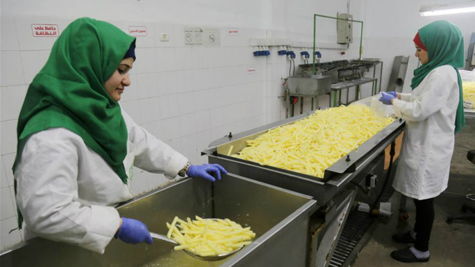 French-fry factory offers rare jobs for Gaza women