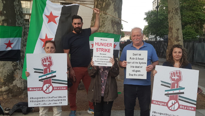 No Food Until the Crimes End: Syrians around the world on hunger strike for Idlib