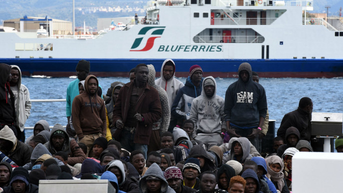 Migrants at Messina