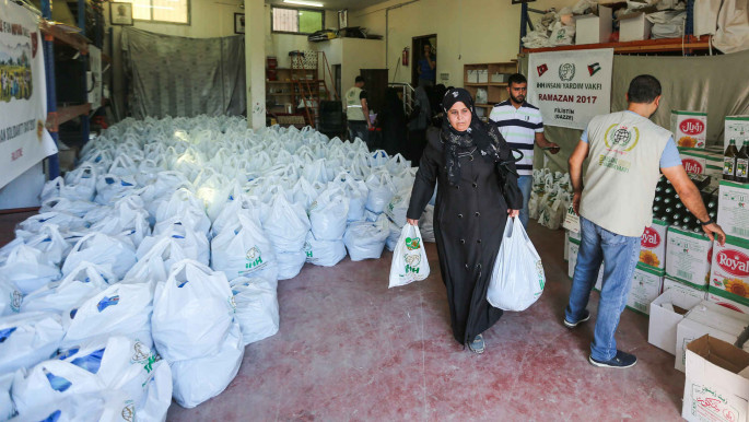Food aid Gaza Anadolu