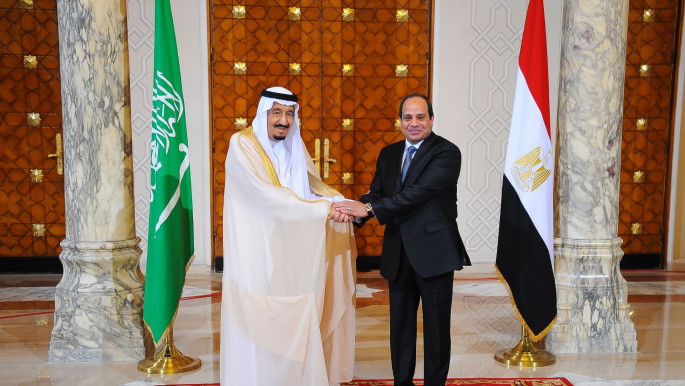 King Salman and President Sisi meet in Cairo