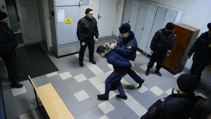 Terrorism suspect captured by Russian police [Getty]